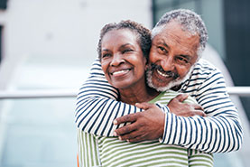 Photo of a couple smiling. Links to Donor-Advised Funds Photo of a couple smiling. Links to Donor-Advised Funds